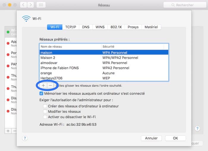 4Définissez les réseaux Wifi prioritaires sur votre Mac