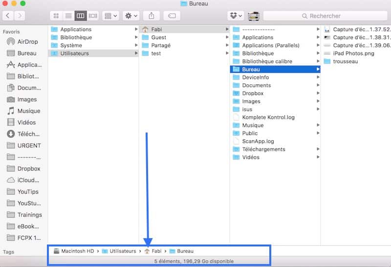 4Afficher l'arborescence de vos dossiers sur Mac