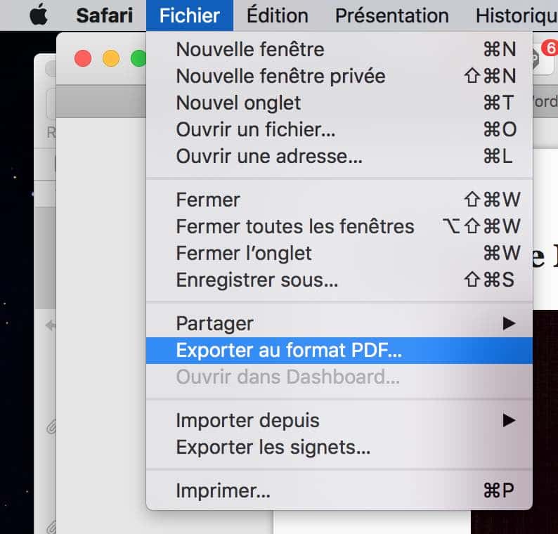 Isoler un article d'une page Internet sur Mac3