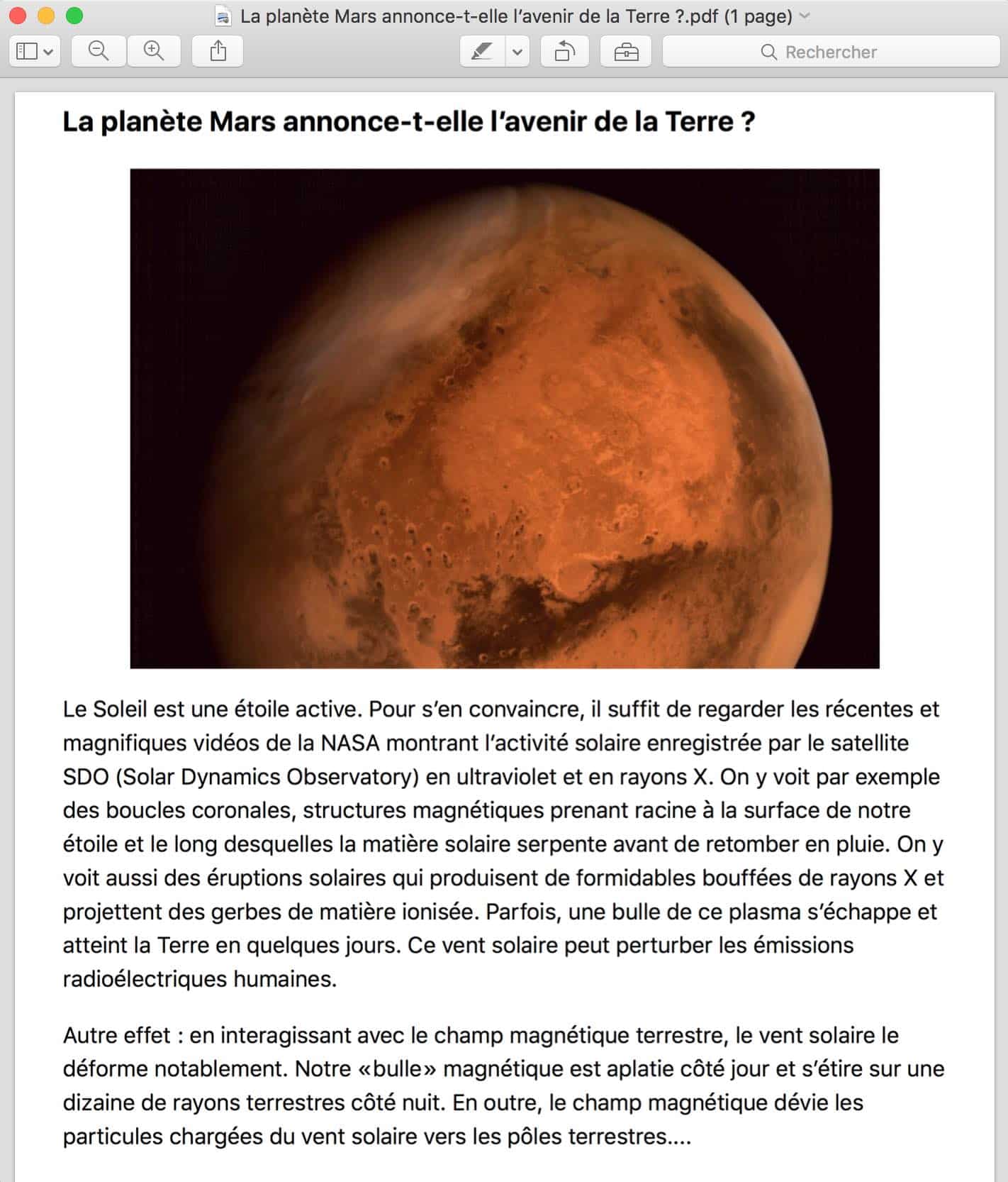 Isoler un article d'une page Internet sur Mac4