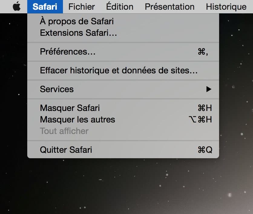 Quitter une application Mac 3