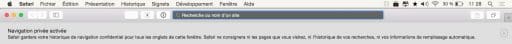 Activer la navigation privée de Safari2
