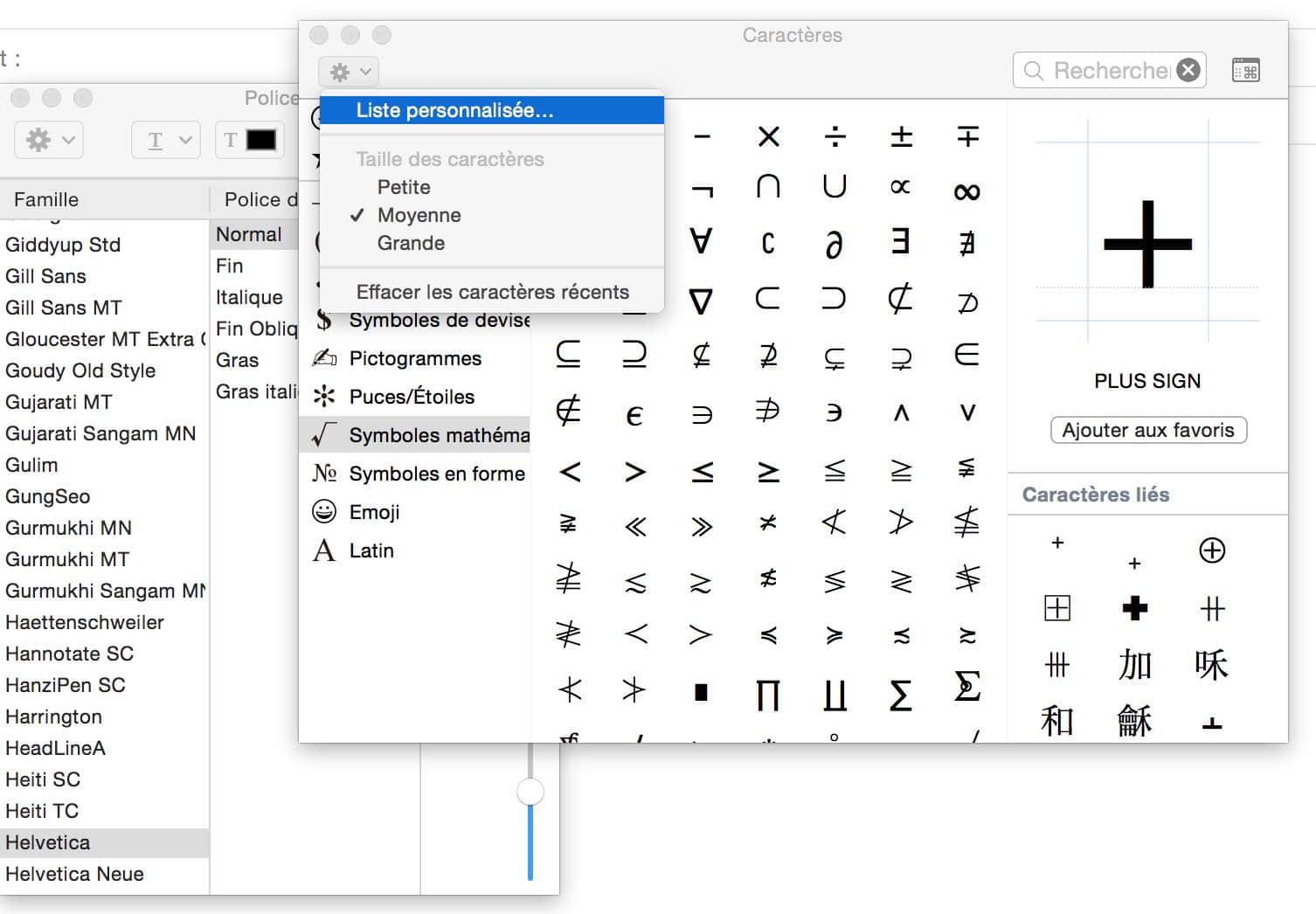 Les caractères spéciaux sur OS X 100003