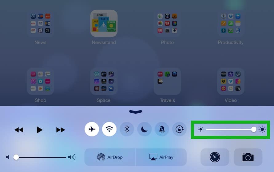 Comment modifier la luminosité de l’écran de l’ipad2