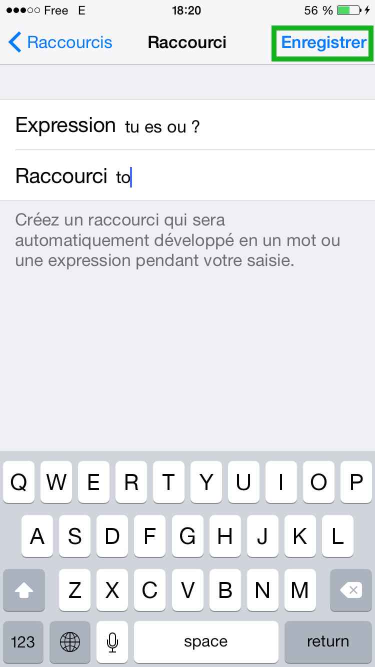 Des raccourcis clavier sur iOS2015-05-31 à 18.32.31 PM