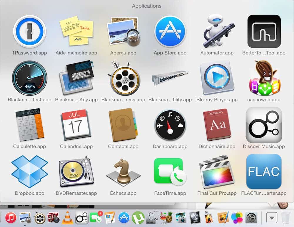 Les 4 façons d'aller dans votre dossier Applications dock3