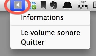 couper le volume du mac.1b