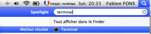 terminal spotlight