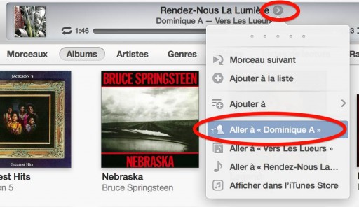 Lire une chanson dans itunes2