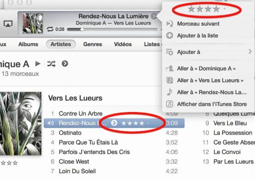 Lire une chanson dans itunes5