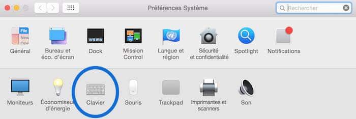 Raccourci pour changer la langue du clavier du Mac1