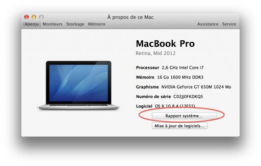 A propos de ce mac