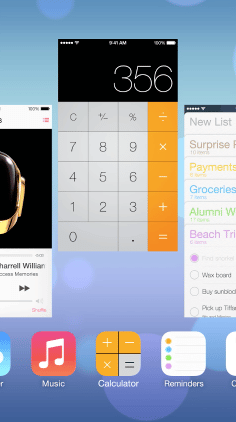iOS 7 multitask 2