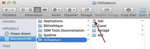 Dossier maison OS X