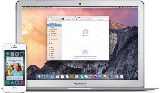 airdrop os x yosemite