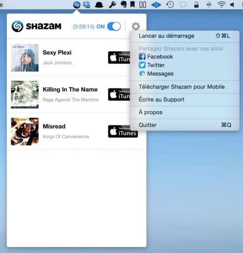 Shazam est disponible sur Mac4