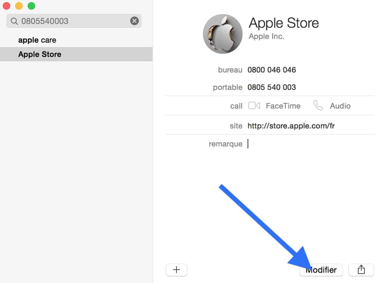 Personnaliser le carnet d'adresse de votre Mac 4
