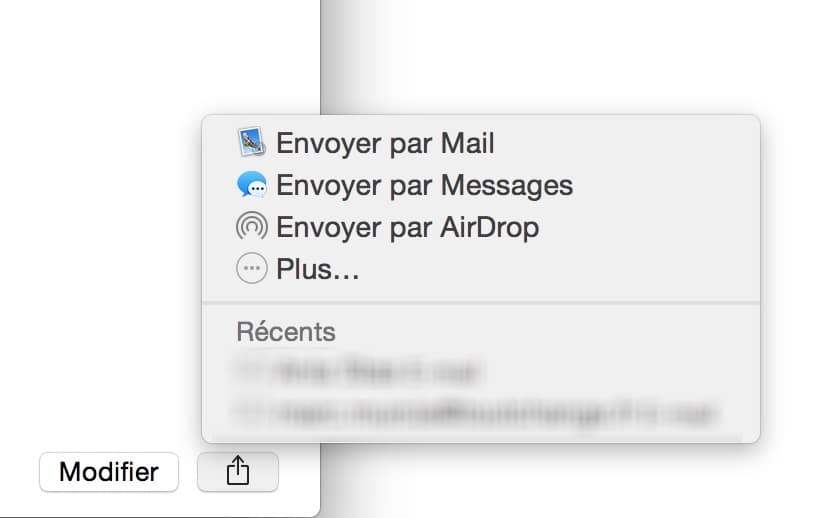 Comment envoyer un contact par Mail 2