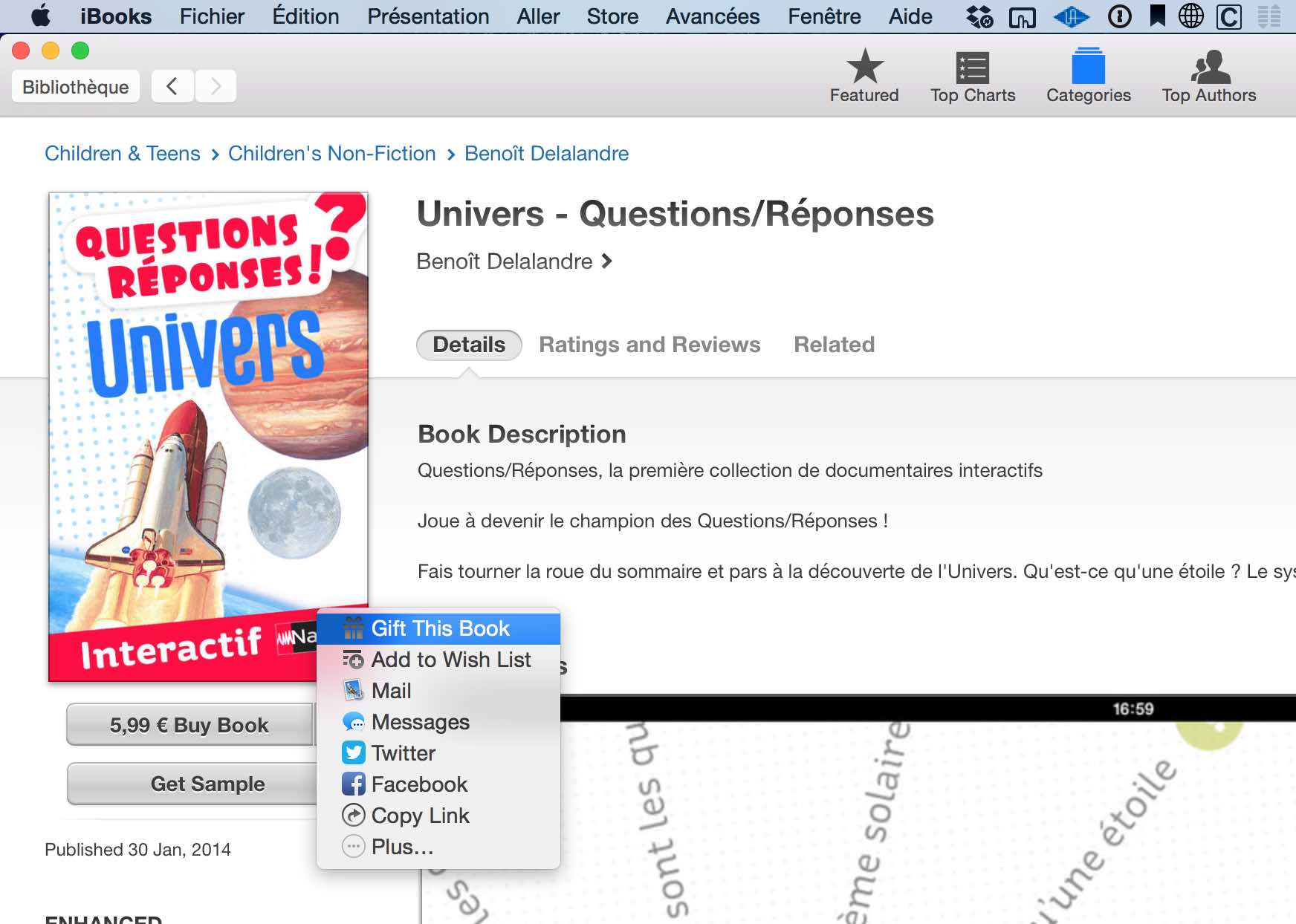 Offrir un cadeau sur iTunes Store 8