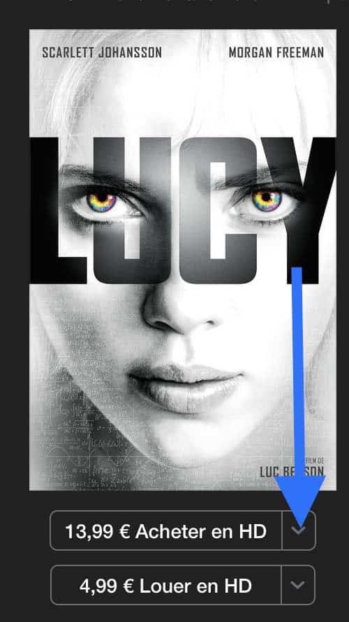 Offrir un cadeau sur iTunes Store lucy