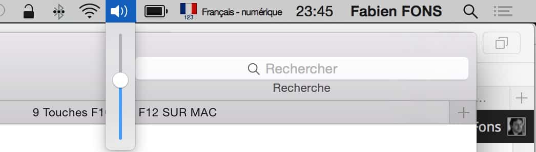 Volume son sur mac