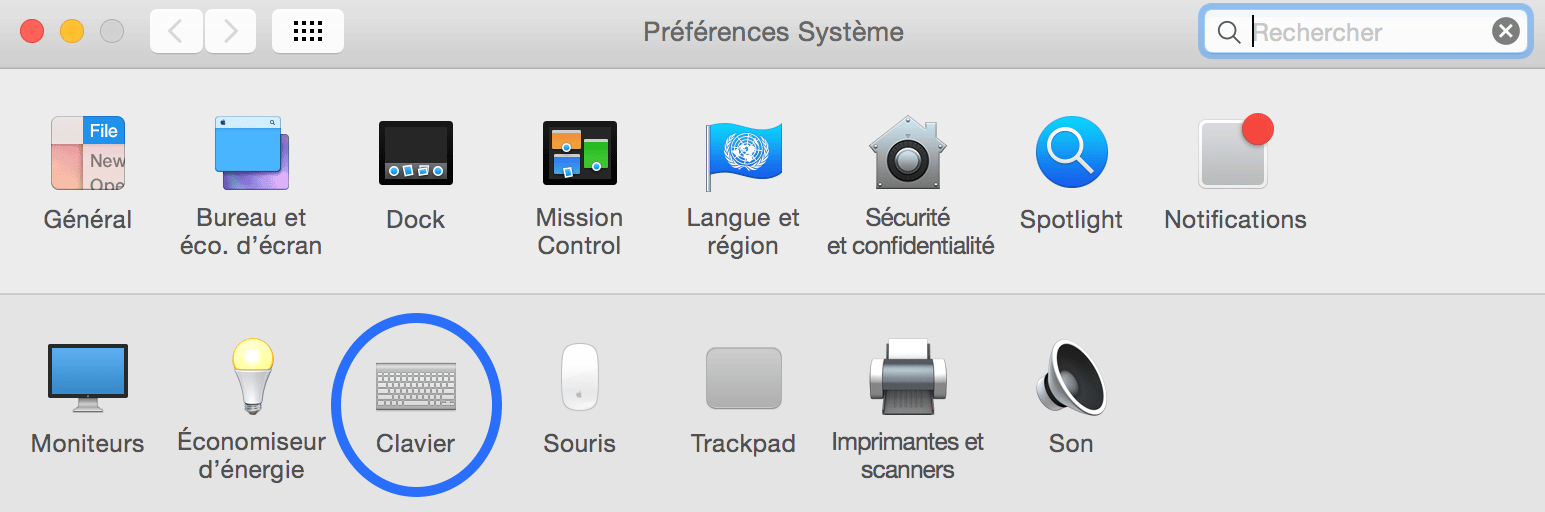 la touche pour verrouiller les majuscule sur Mac1