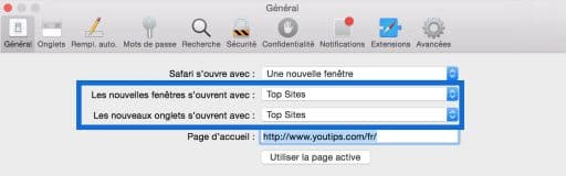 Ajouter un signet à Top Site sur Safari4