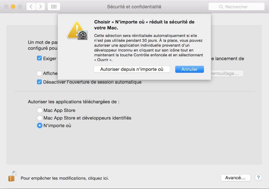 Impossible d’ouvrir « Install.pkg », car cette app n’a pas été téléchargée à partir du Mac App Store4