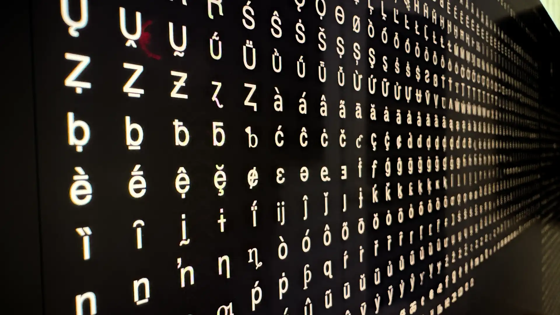 caractères spéciaux macos