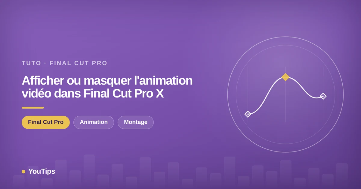 afficher masquer lanimation video final cut pro x