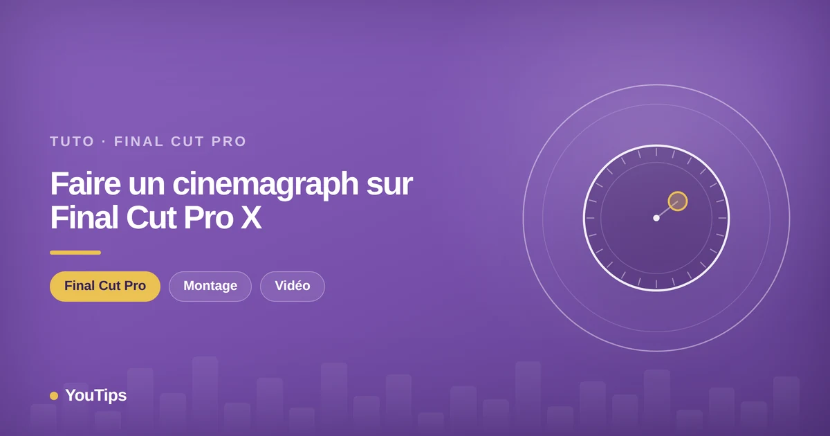 faire cinemagraph final cut pro x