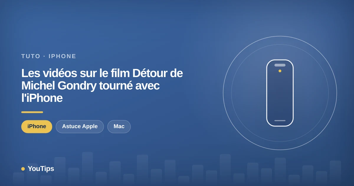 videos film detour de michel gondry tourne liphone
