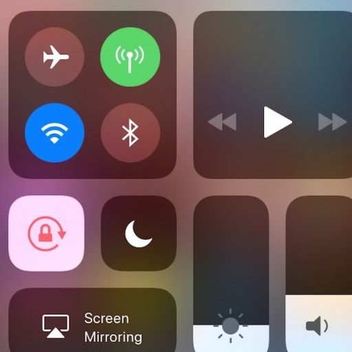 Nouveauté iOS 11 : le centre de controle