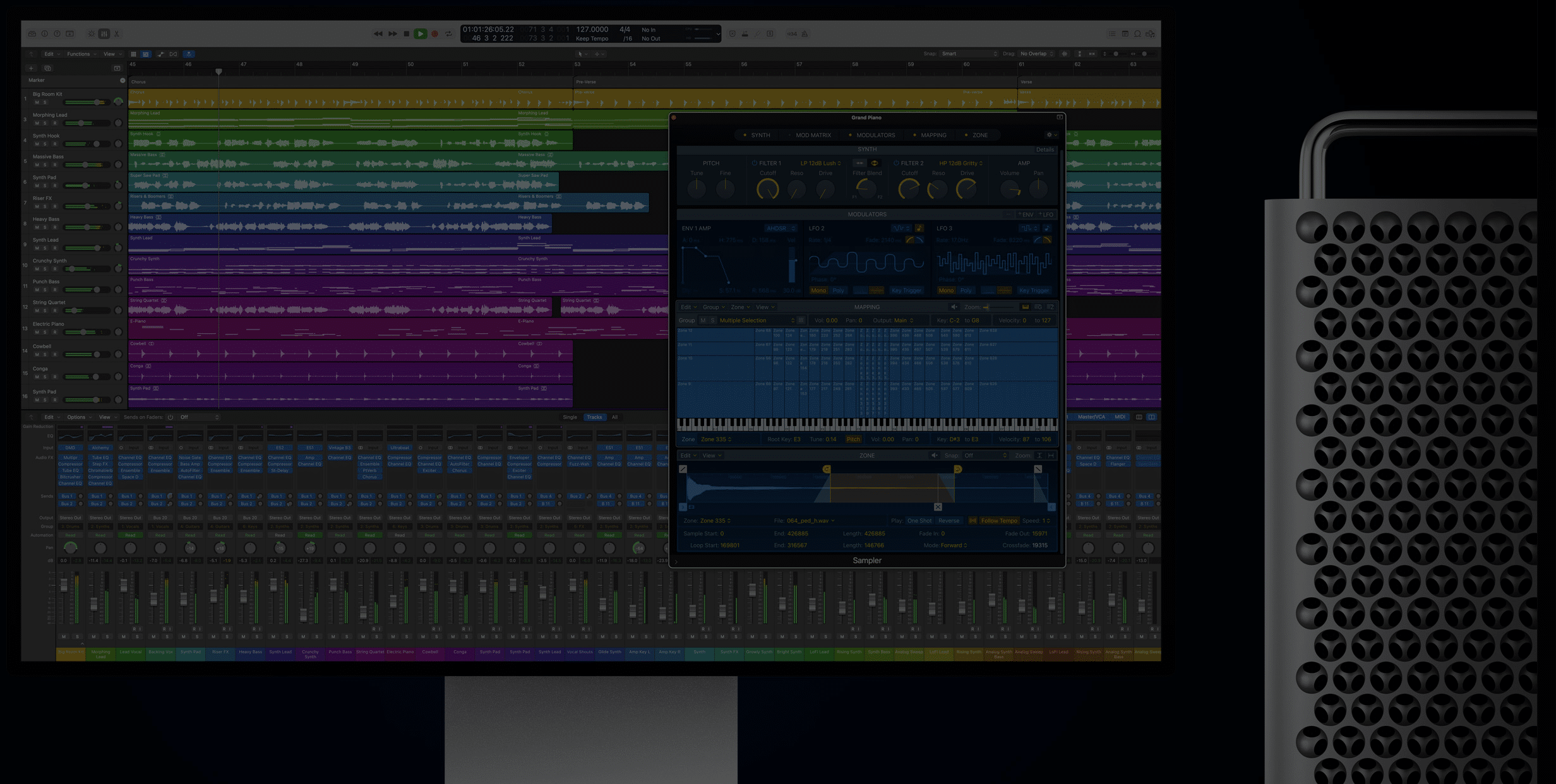 Enregistrer dans Logic Pro