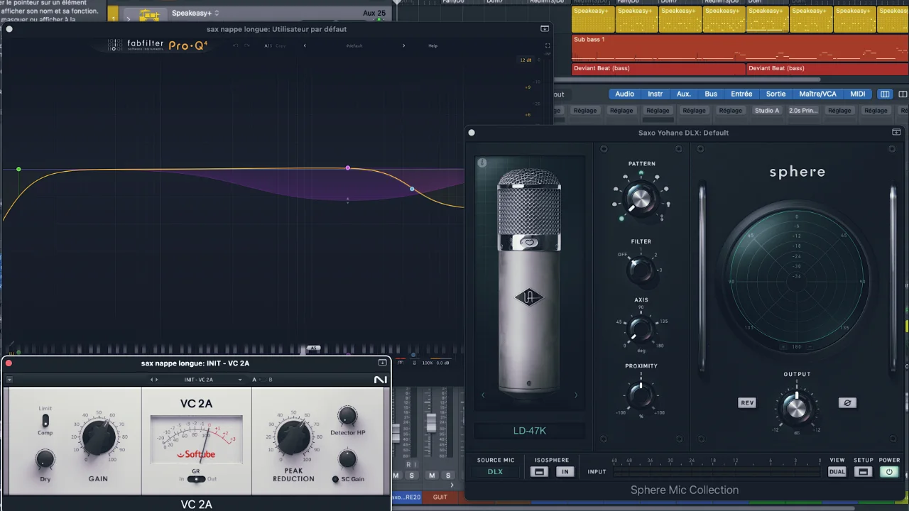 les plug ins audio professionnels