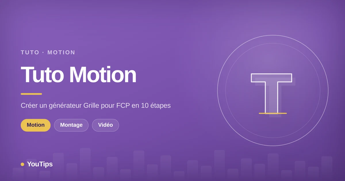 tuto motion creer un generateur grille pour fcp