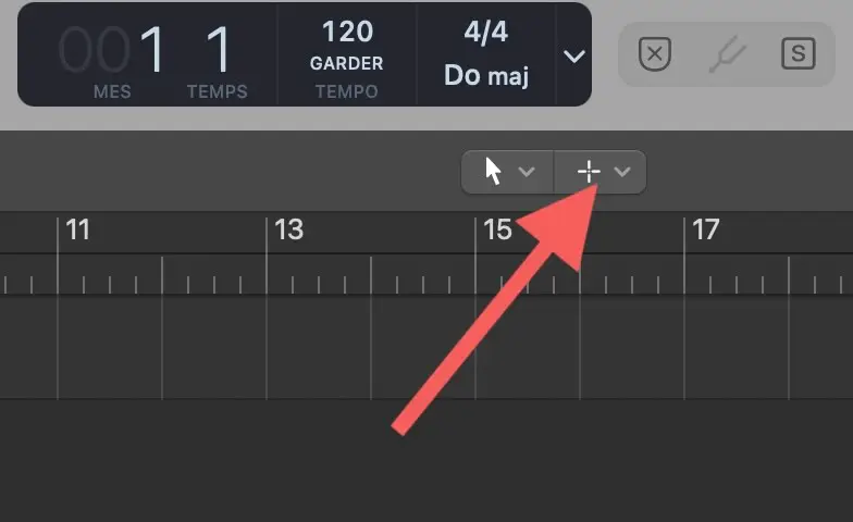 Deuxième outil de Logic Pro