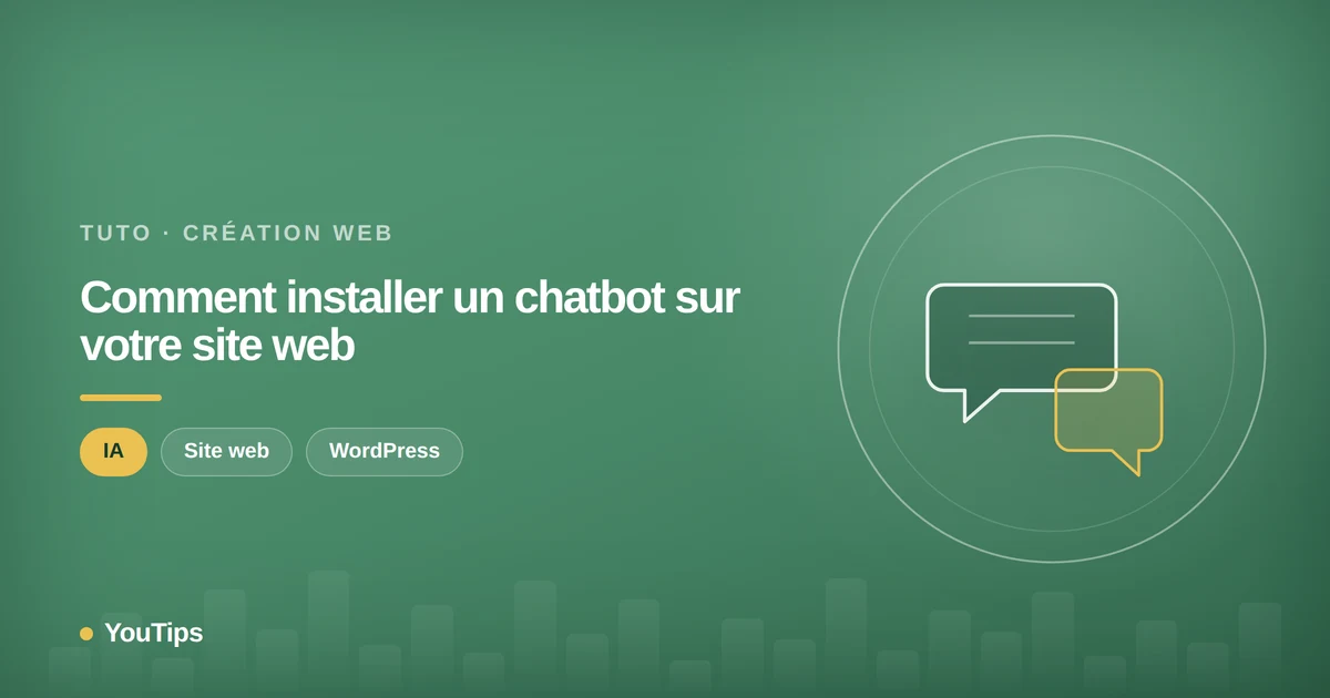 comment installer un chatbot sur votre site web