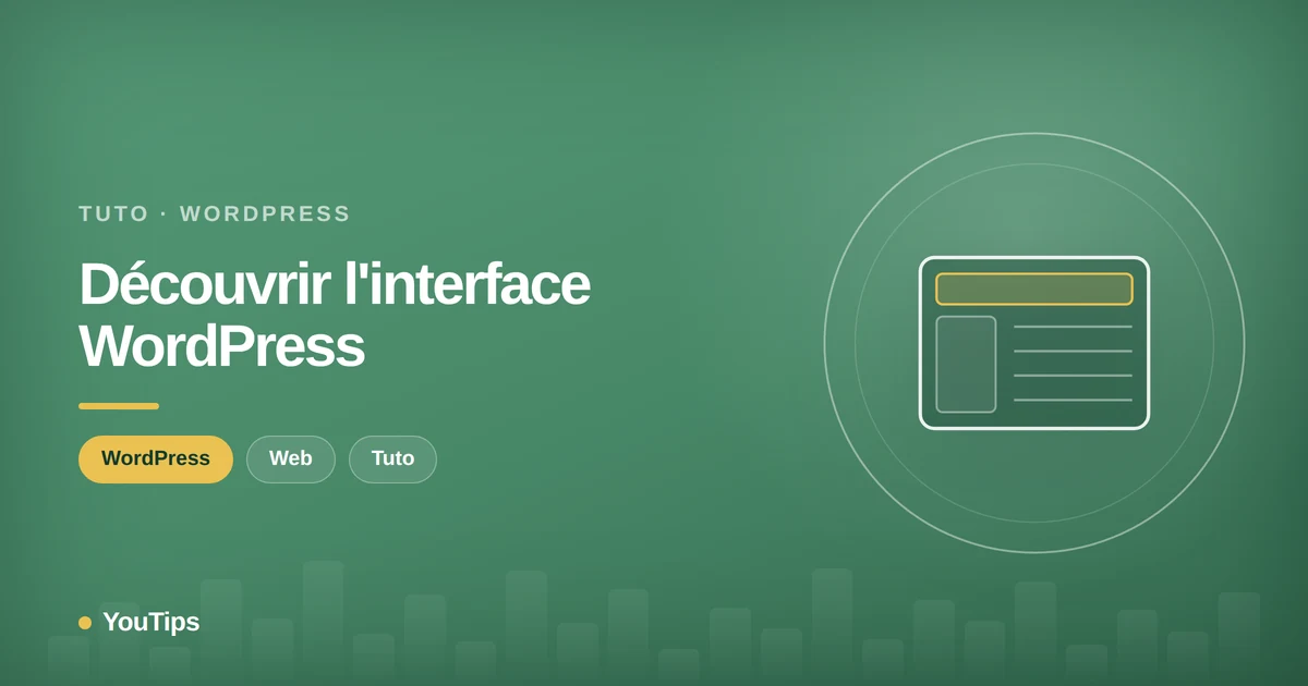 decouvrir interface wordpress