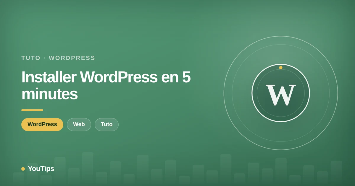 installer wordpress en 5 minutes