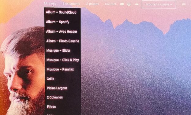 Gérer les menus sur WordPress