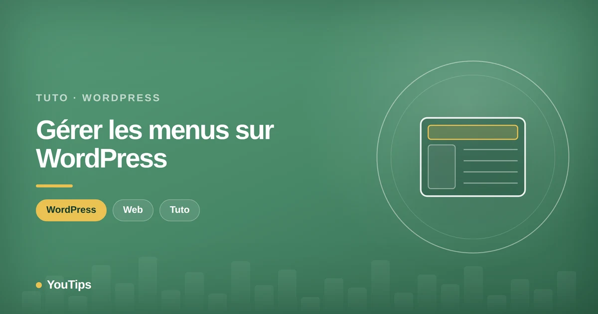 gerer les menus sur wordpress