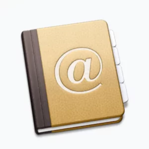 glossaire apple, carnet d'adresses