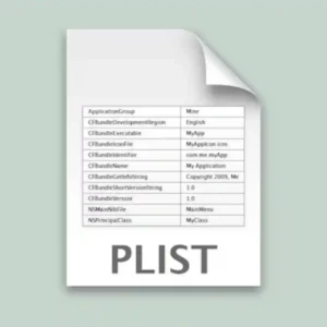 glossaire apple, plist