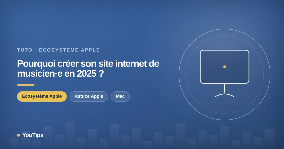 pourquoi creer son site internet de musiciene en 2025