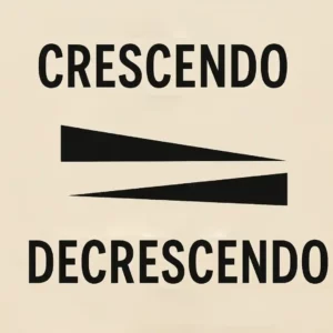 glossaire musique crescendo decrescendo