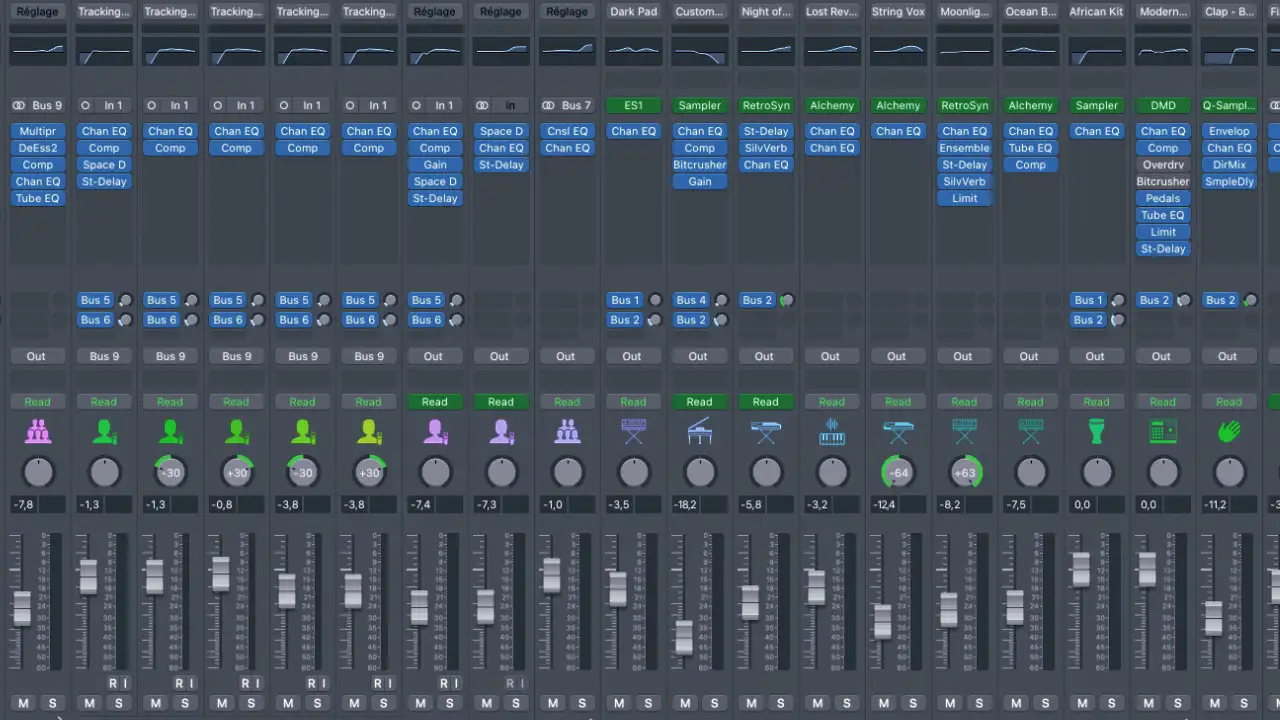 la méthode pour mixer vos morceaux dans logic pro