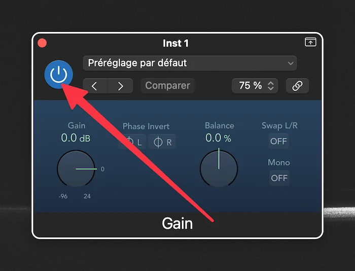 plug in de logic pro activé glossaire du home studio