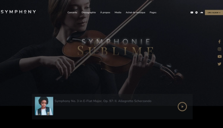 template 6 musicienne classique
