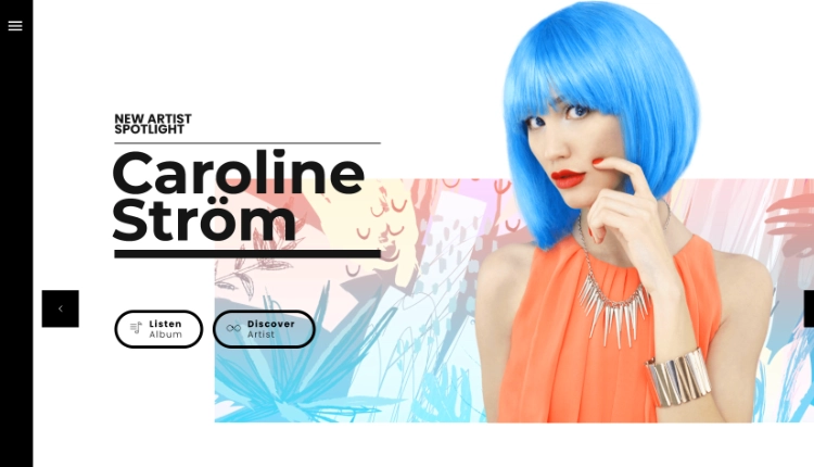 template 8 artiste contemporaine